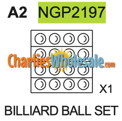 Replacement Part NGP2197 Billiard Balls