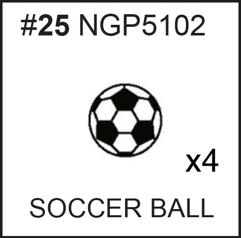 Replacement Part NGP5102 Soccer Ball 4-Pack