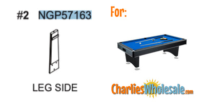 Replacement Part NGP57163 Leg Side