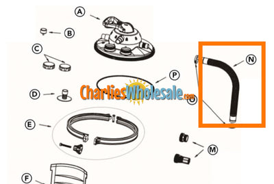 Replacement Part nep2314 Filter Pump Hose