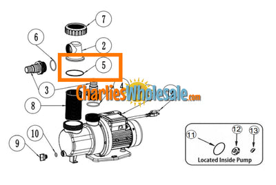 Replacement Part NEP4266 O Ring B