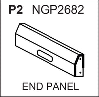 Replacement Part NGP2682 End Panel