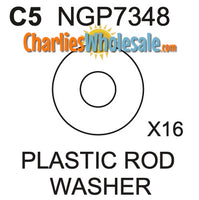 Replacement Part NGP7348 Plastic Rod Washer (Pack of 16)