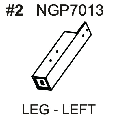 Replacement Part NGP7013 Leg - Left