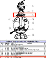 Replacement Part NEP2131 Tank Flange Closure Clamp