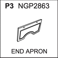 Replacement Part NGP2863 End Apron