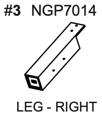 Replacement Part NGP7014 Leg - Right