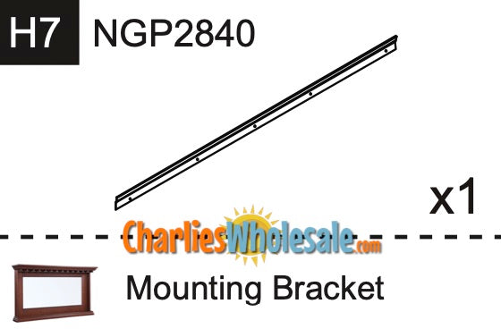Replacement Part NGP2840 Mounting Bracket