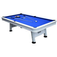 Alpine 8-ft Outdoor Pool Table with Aluminum Rails & Waterproof Felt