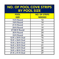 Foam 45 Degree Pool Cove for Above Ground Pool Liner Installation