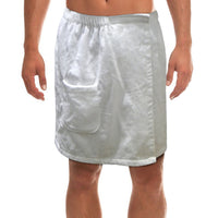 Men's Spa & Bath Terry Cloth Towel Wrap - White