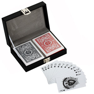 Monte Carlo Dual Deck Standard Playing Cards w/ Case