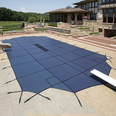 Arctic Armor 20-Year Ultra Light Solid Pool Safety Cover w/ Step Section