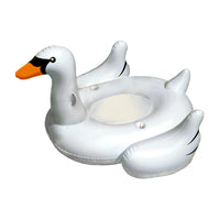 Elegant Giant Swan 73-in Inflatable Ride-On Pool Float