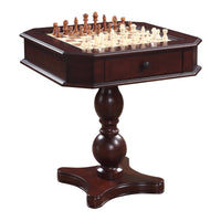 Fortress Chess, Checkers and Backgammon Game Table and Chairs Set