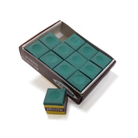 Green Billiard Pool Cue Chalk