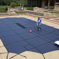 Arctic Armor 20-Year Ultra Light Solid Pool Safety Cover w/ Step Section