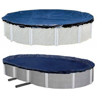 Above Ground Swimming Pool Winter Tarp Covers by Swimline in Round and Oval Sizes