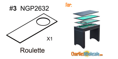 Replacement Part NGP2632 Roulette Board