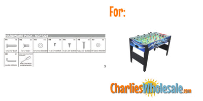 Replacement Part NGP7228 Hardware Pack