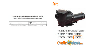 Replacement Part NEP4220 Impeller HTI012