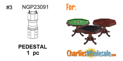 Replacement Part NGP23091 Pedestal
