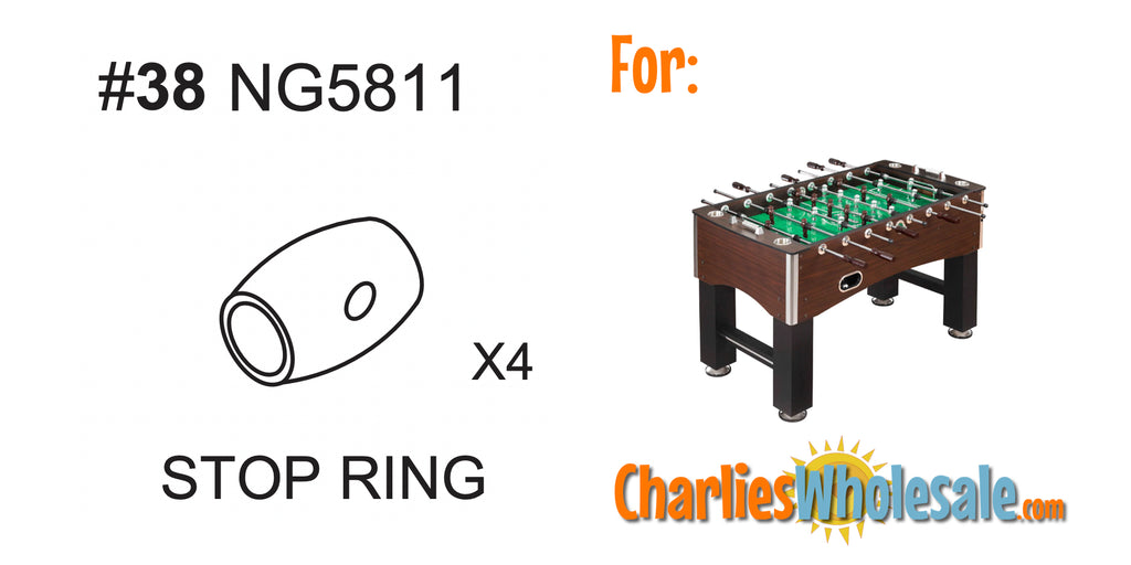 Replacement Part 4 (FOUR) NGP5811 Stop Rings