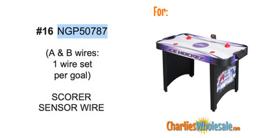 Replacement Part NGP50787 Scorer Sensor Wire for Both Goals