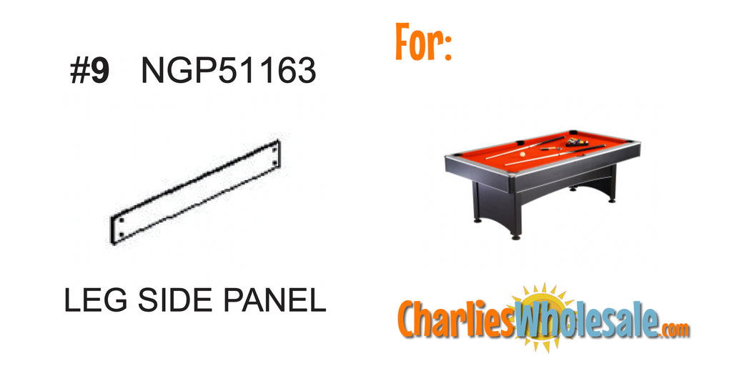 Replacement Part NGP51163 Leg Side Panel
